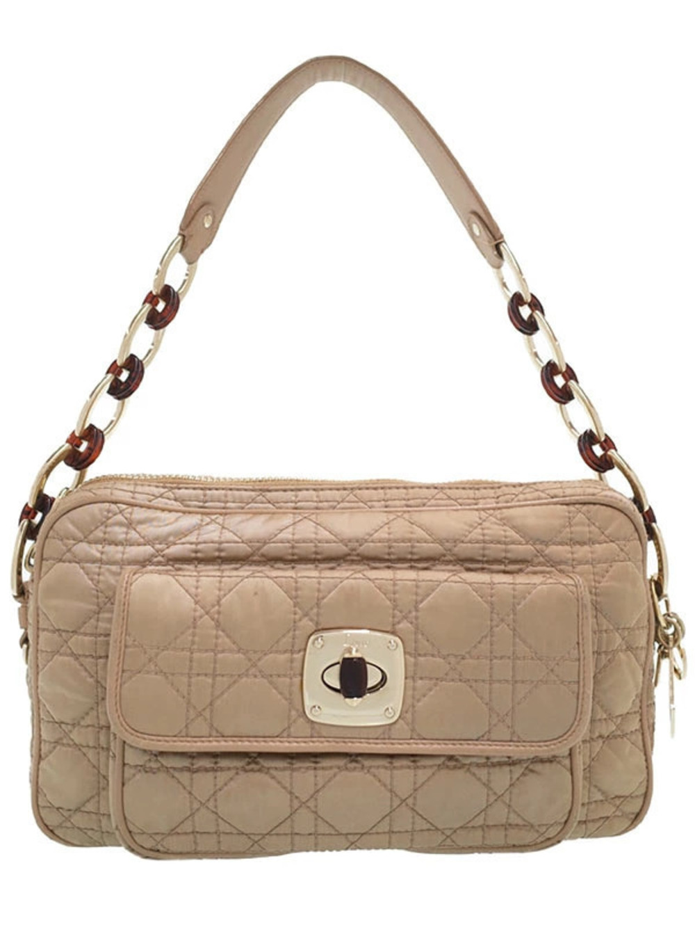 Christian Dior Cannage Quilted Hobo Bag